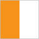 天幕カラー：オレンジ×白