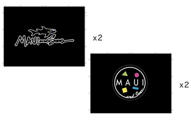 オリジナルテント実績1 横幕名入れ